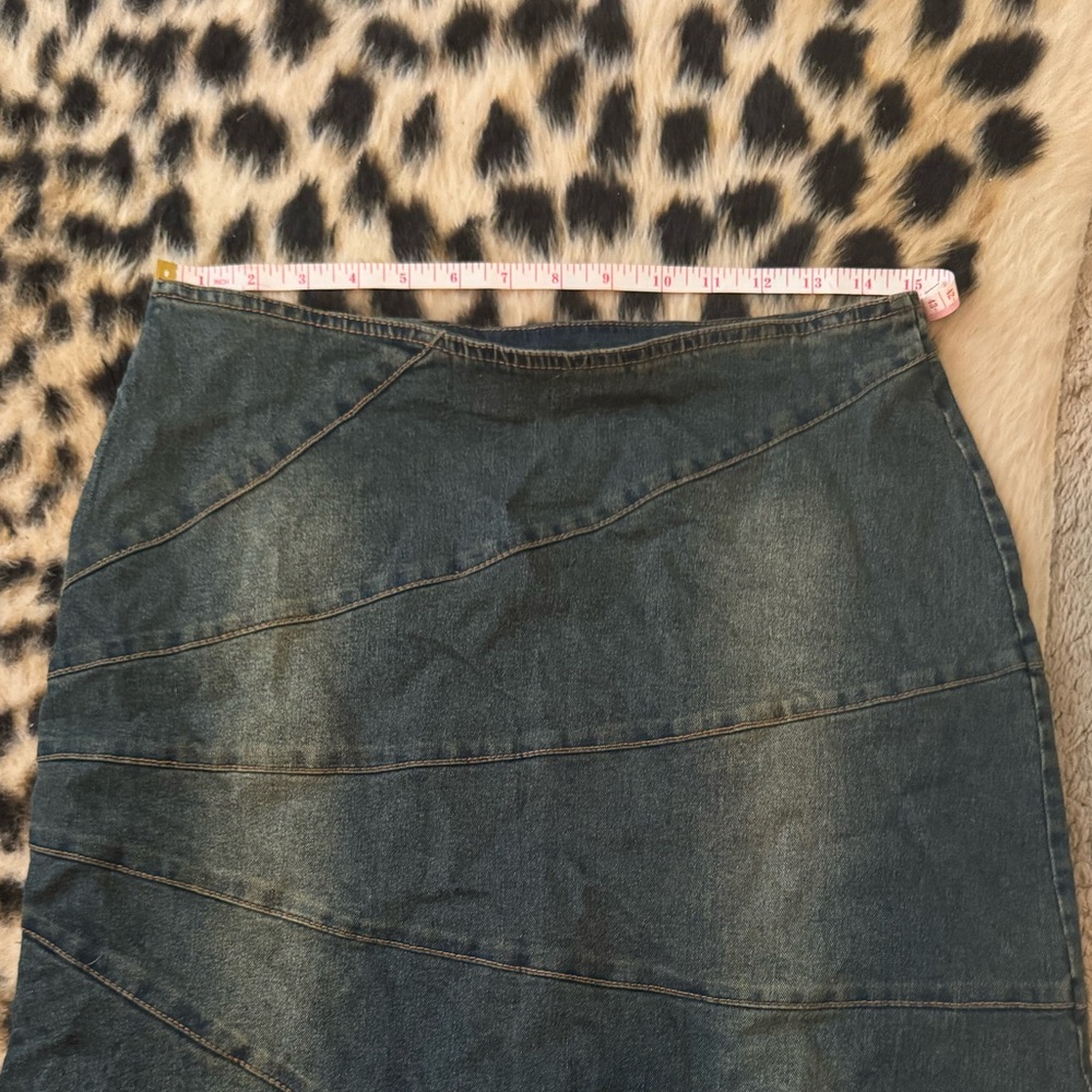 West 36th New York MATCHING SET DENIM SKIRT W/ DENIM JACKET - Picture 4 of 4
